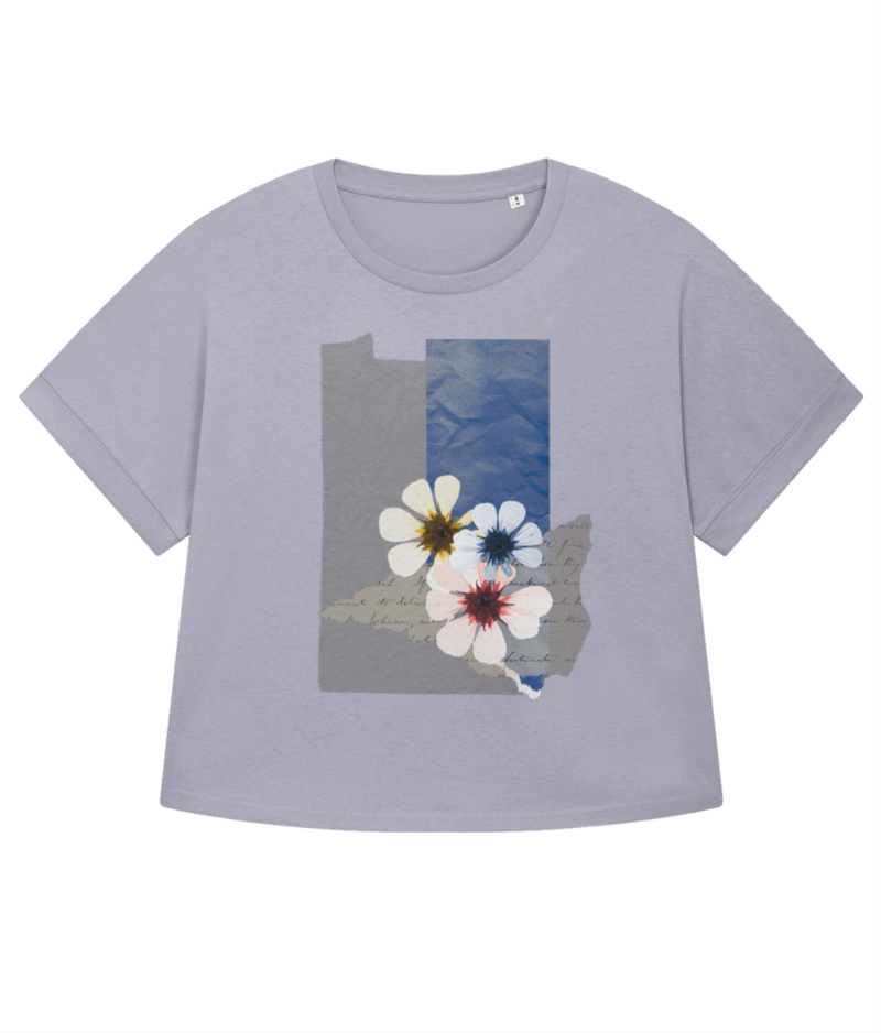 Flowers and letter