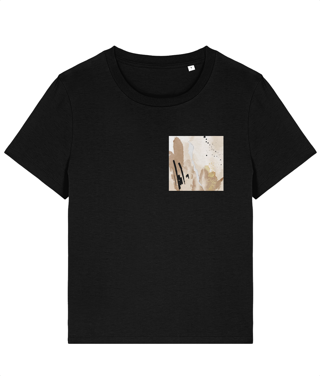 Small abstract beige